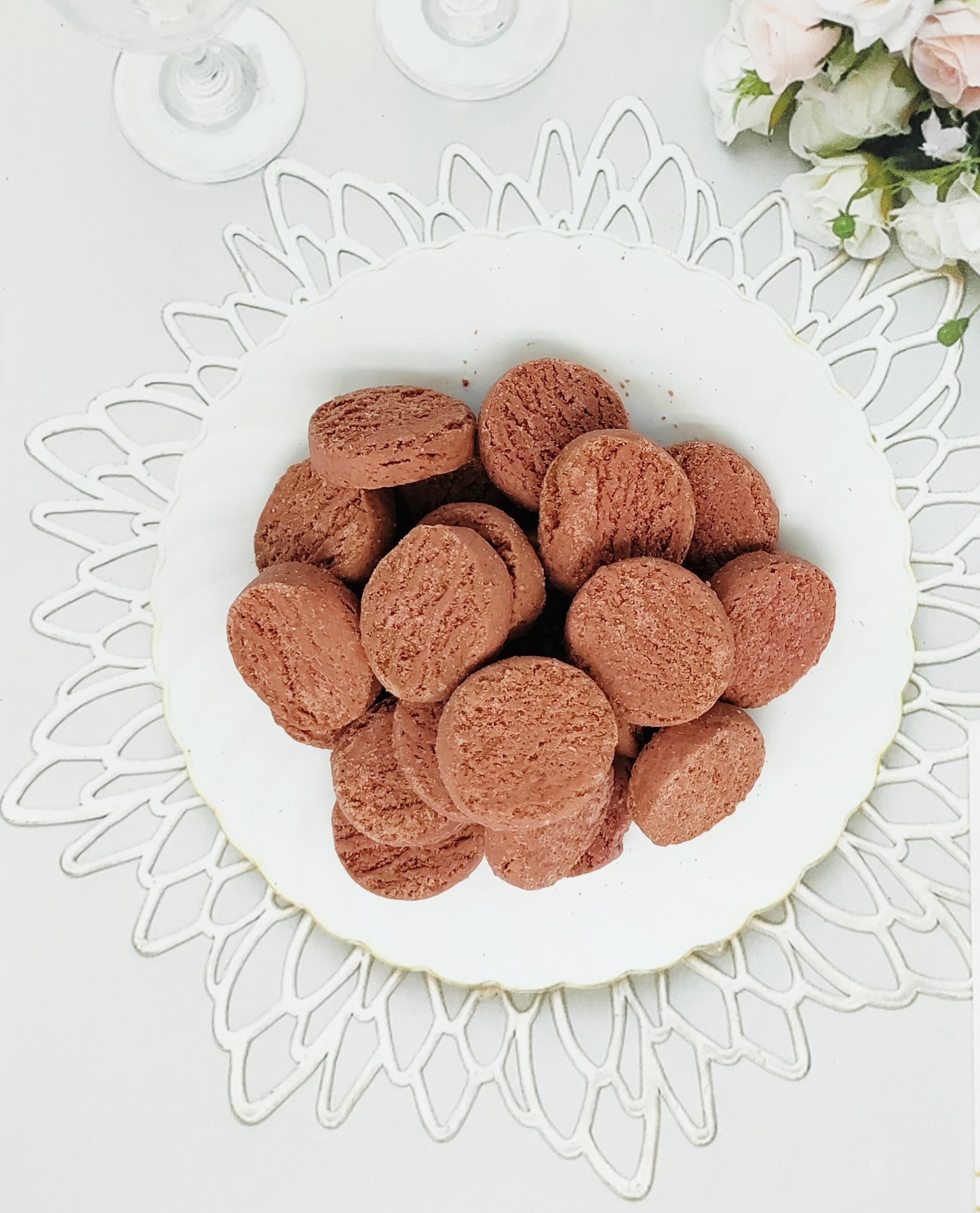 BeyondWhiskers Red-Velvet Cake Dog Treats image 0