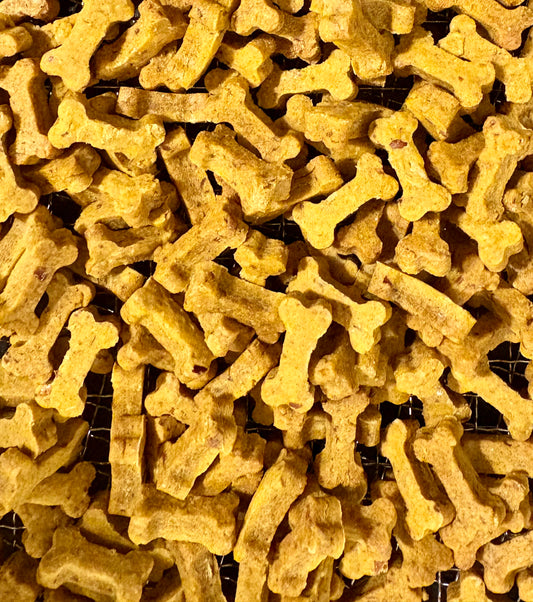 Pumpkin and Cranberry Tiny Bones crunchy dog treats