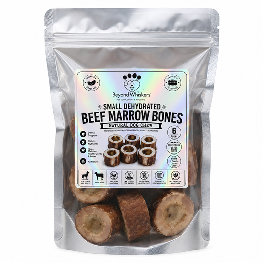 Small Dehydrated Beef Marrow Bones for Dogs