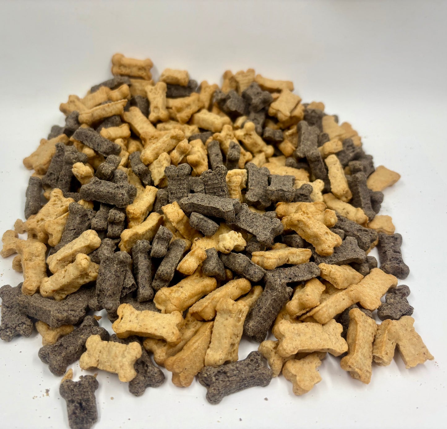 Peanut Butter and Blueberry mini bites crunchy dog treats BULK image 0
