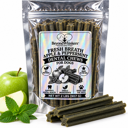 Dental Chew Sticks Dog Treats, 6" Durable Dental Support