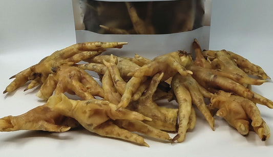 Natural Chicken Feet Dog Chews | Long-Lasting Dog Treats | Made in USA