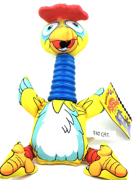 Fat Cat Chicken Rubber Neckers dog toy image 0