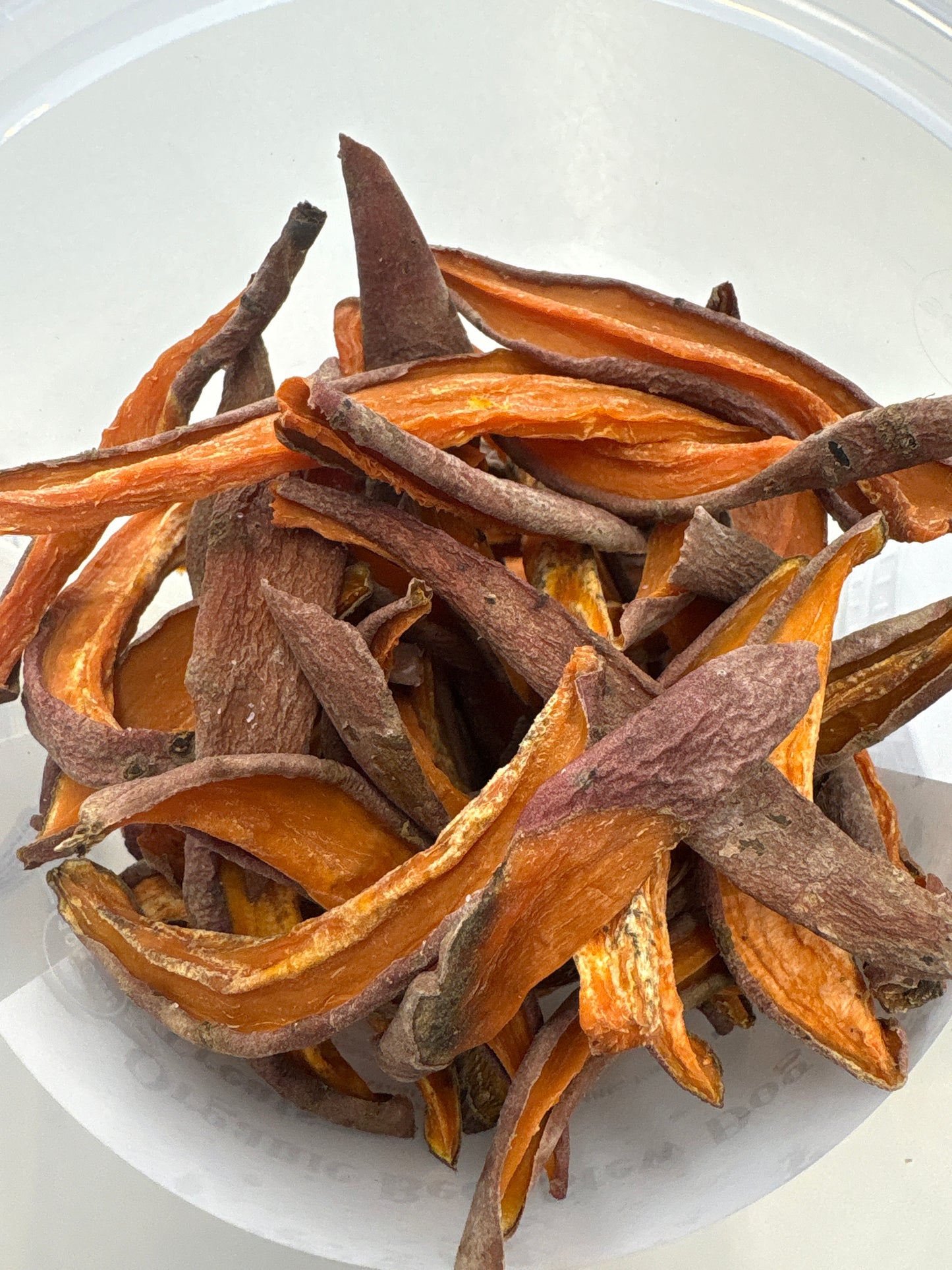 Sweet Potato wedges with skin Dog treats