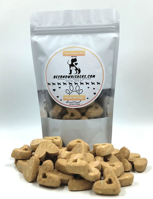 BeyondWhiskers Vanilla Birthday Cake Soft Dog treats image 0