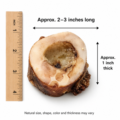 Dehydrated Beef Marrow Bones for Dogs | Small 2–3 Inch Chews