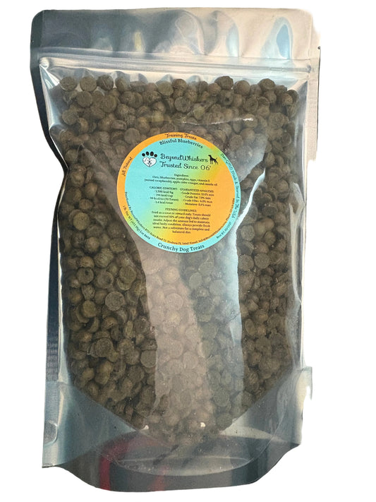 Blissful Blueberries Crunchy Training Treats for Dogs | BeyondWhiskers