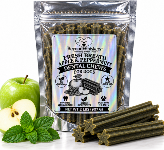 Dental Chew Sticks Dog Treats, 6" Durable Dental Support