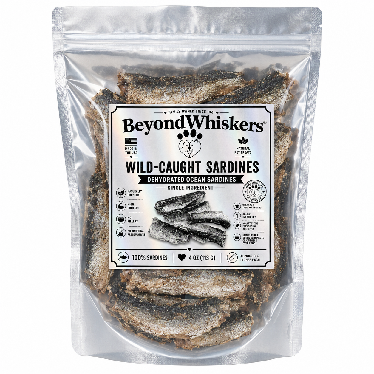 Wild-Caught Sardines for Dogs & Cats
