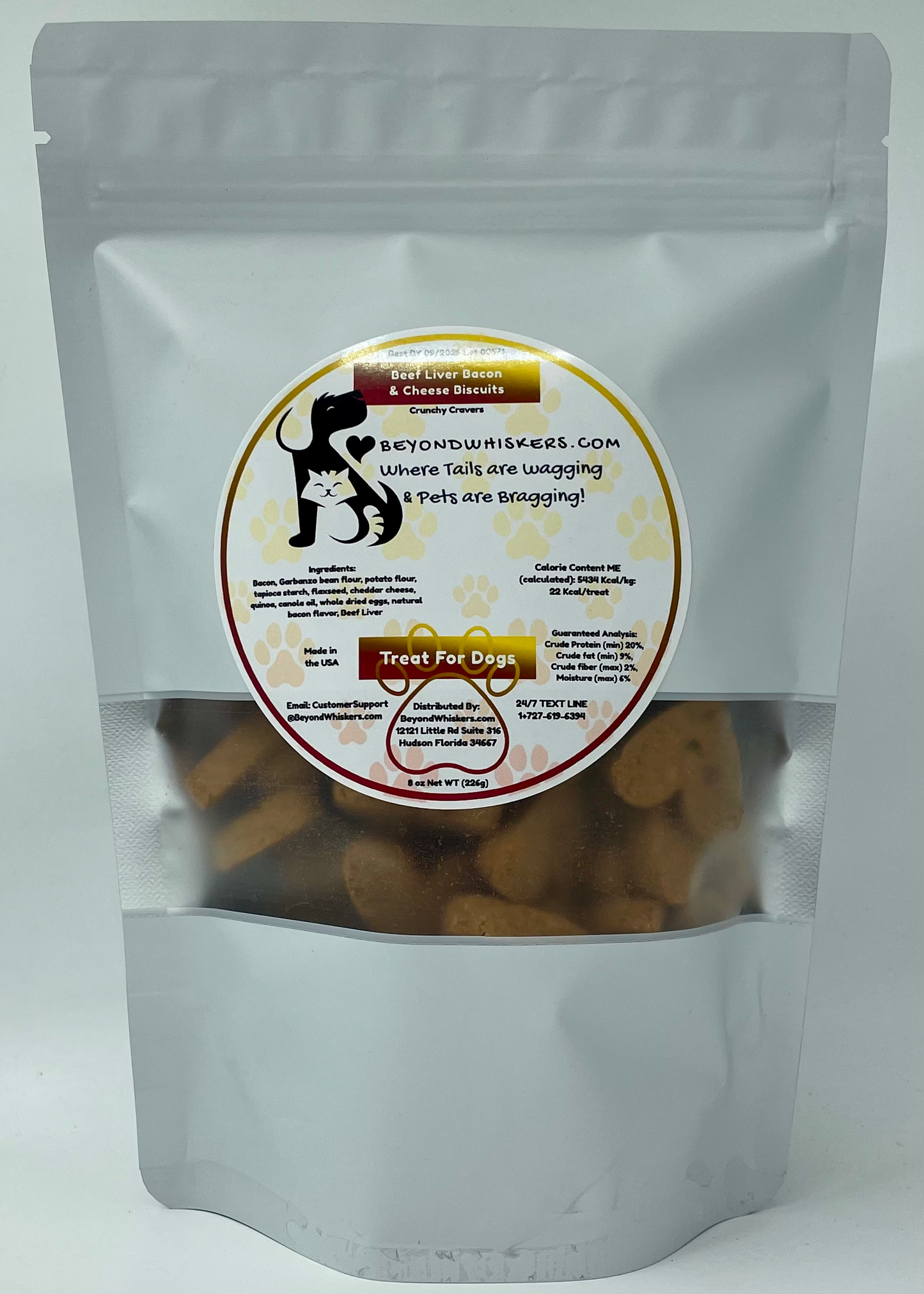 BeyondWhiskers Beef Liver Bacon and Cheese dog treats image 0