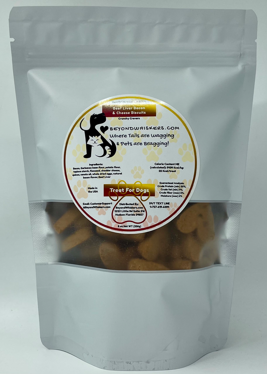 BeyondWhiskers Beef Liver Bacon and Cheese dog treats image 0