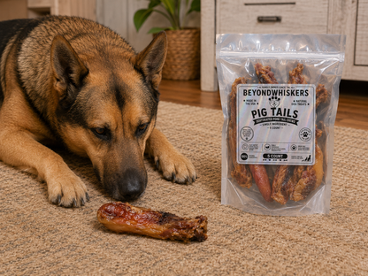 Dehydrated Pork Tails for Dogs