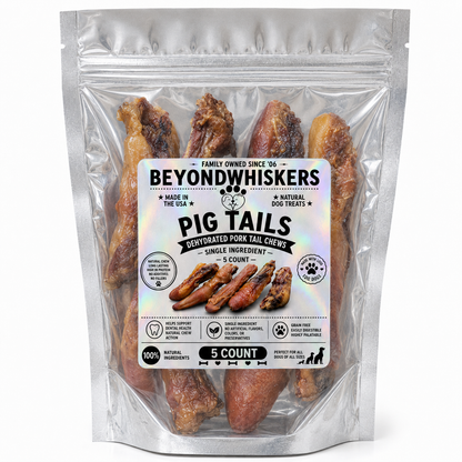 Dehydrated Pork Tails for Dogs
