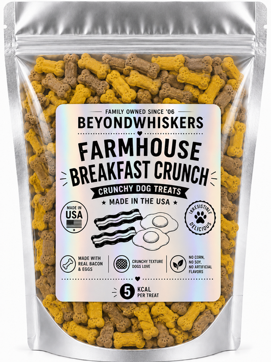Farmhouse Breakfast Bacon & egg soft Dog Treats | Made in USA