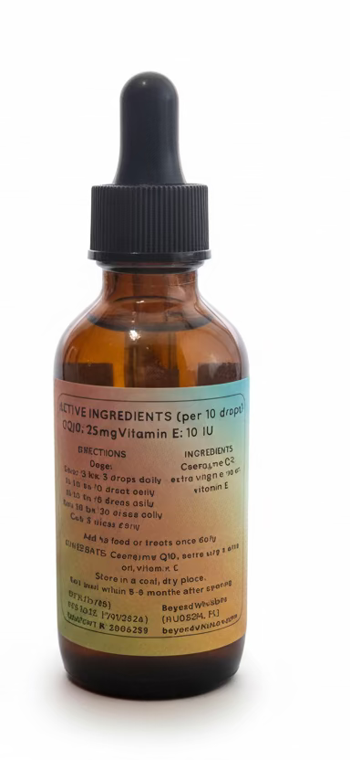 Premium Liquid CoQ10 Heart Health Supplement for Dogs & Cats - 60 ml | BeyondWhiskers