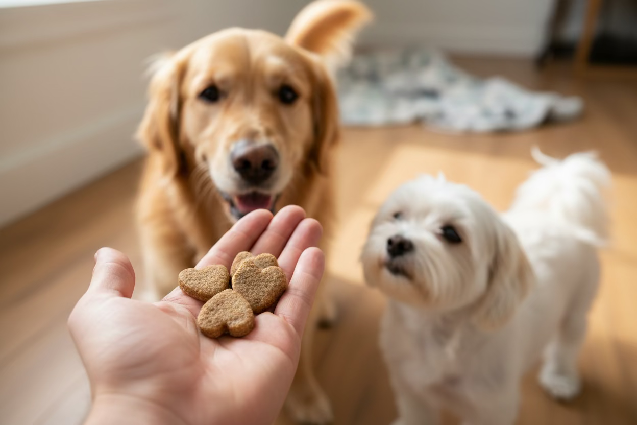 Peanut butter cookies crunchy dog treats  BeyondWhiskers