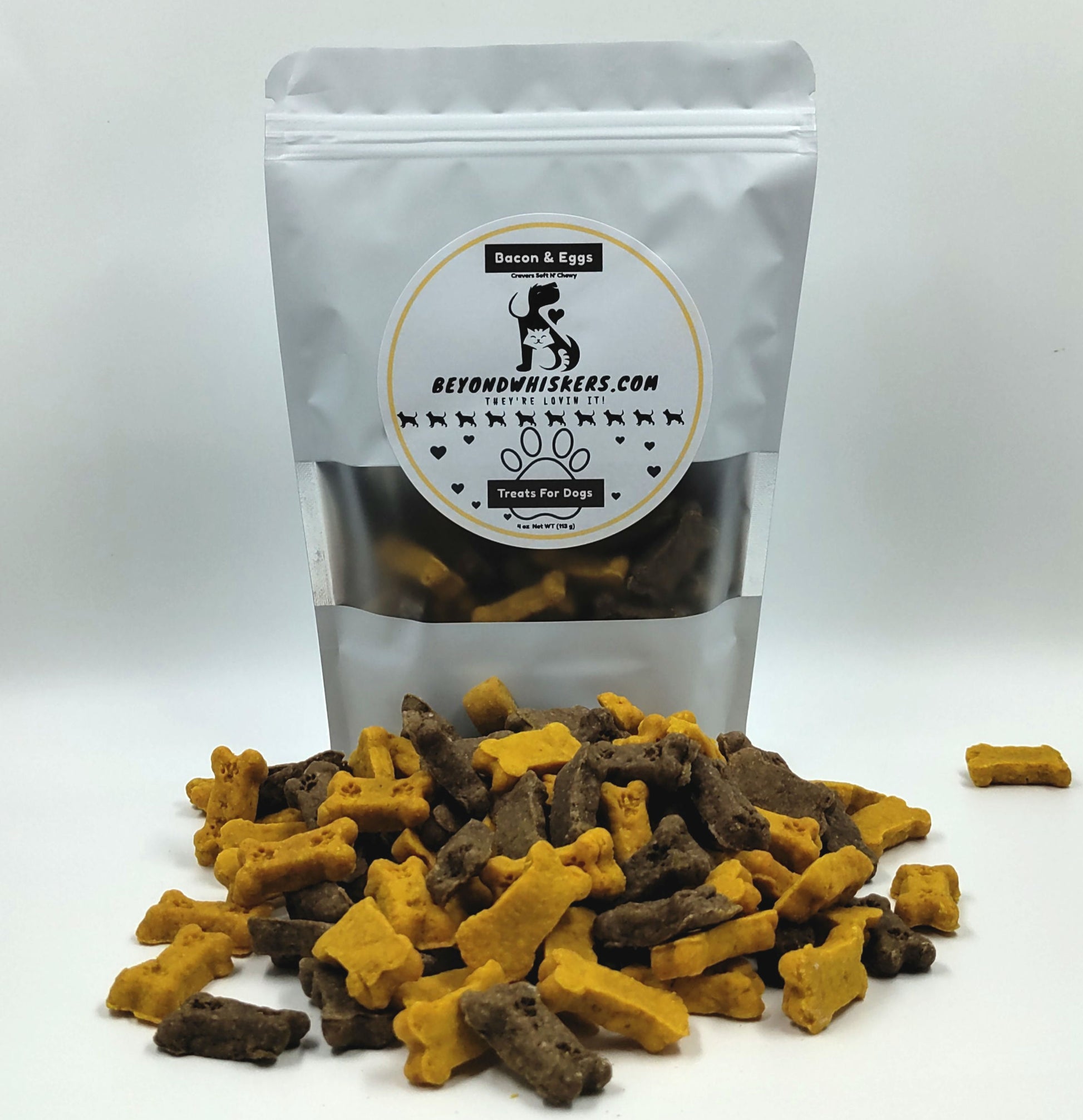 BeyondWhiskers Bacon and egg soft dog treats image 0