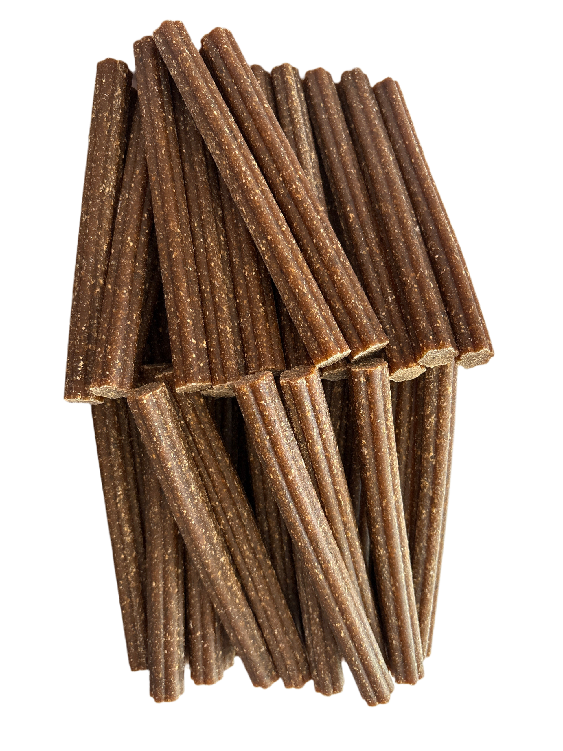 Long-lasting beef dental chews for medium and large dogs made in the USA