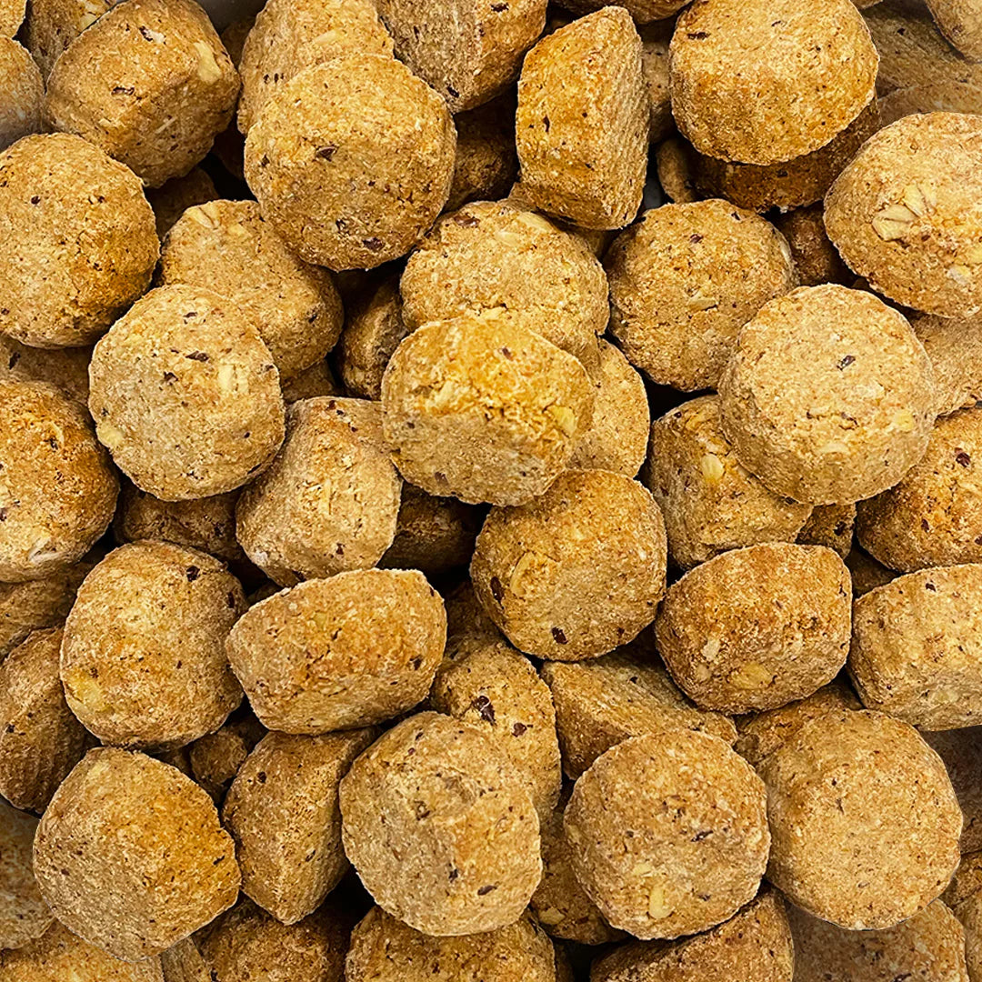 Peanut Butter & Honey Oat Pies (WHEAT-FREE) soft Dog Treats Bulk image 0