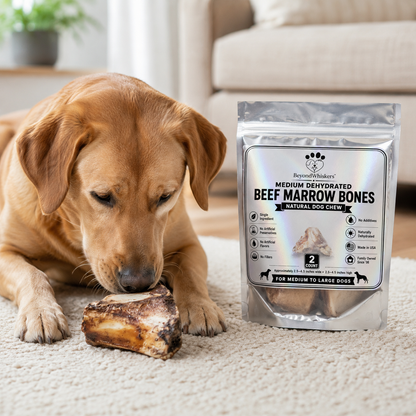 Medium Dehydrated Beef Marrow Bone Dog Chew