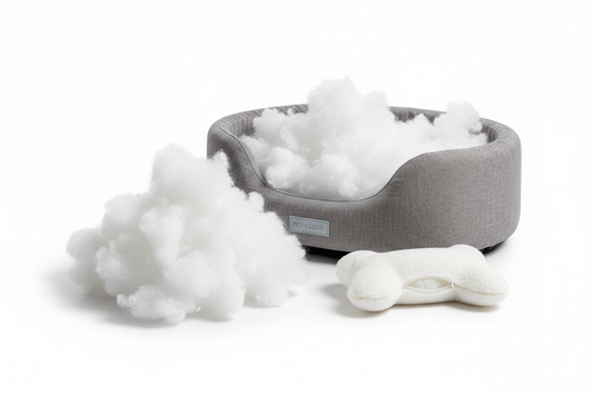 Experience the exceptional quality of BeyondWhiskers’ premium fiberfill, crafted from 100% polyester fibers. This stuffing offers superior resilience and a smooth, consistent texture that prevents bunching, ensuring long-lasting softness. Ideal for pet beds, toys, and more, it’s versatile, safe for both pets and children, and easy to care for, maintaining its plushness over time.