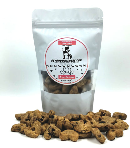 BeyondWhiskers Peanut Butter and Carob Cookie soft dog treats image 0