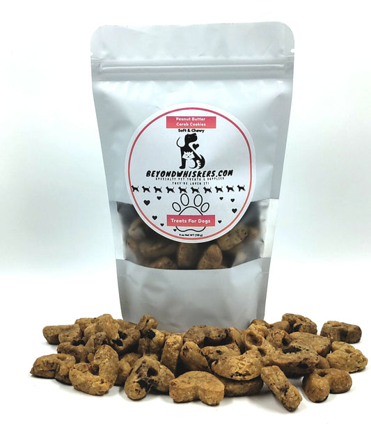 BeyondWhiskers Peanut Butter and Carob Cookie soft dog treats image 0