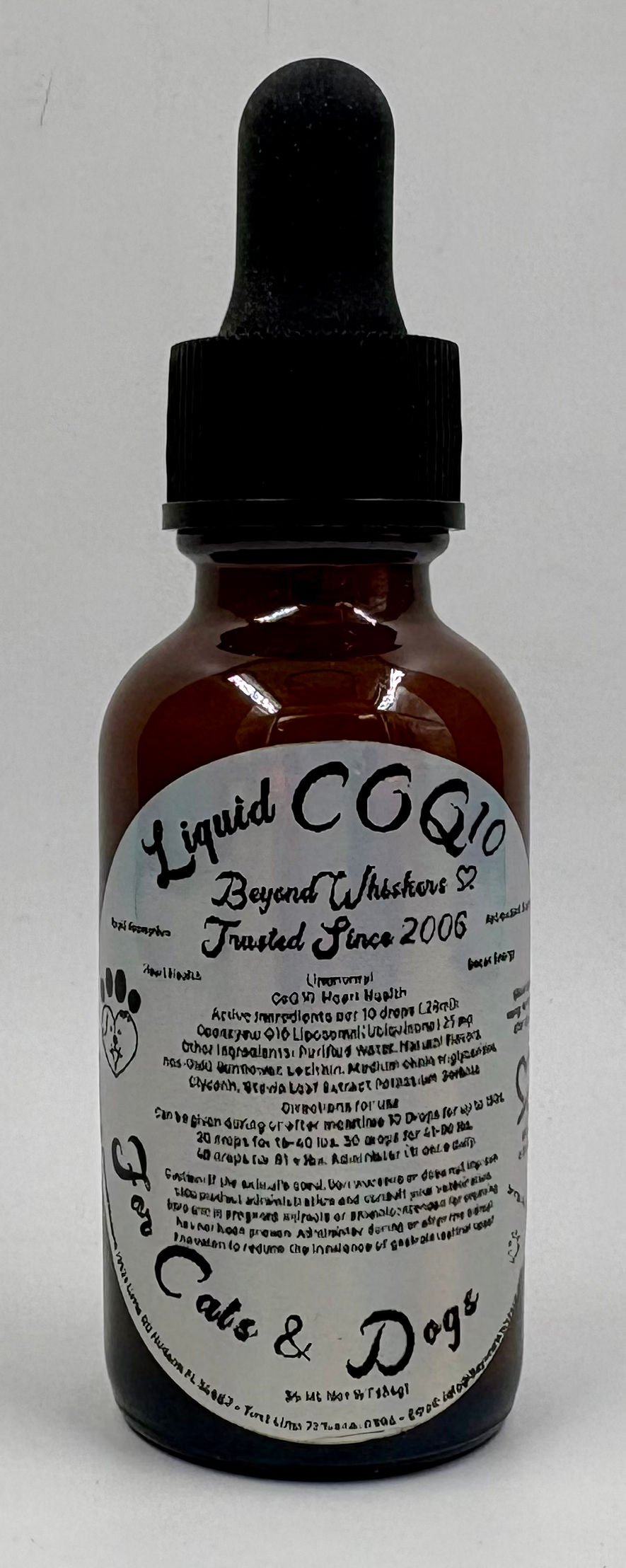 BeyondWhiskers Liquid Coq10 for pets 35ml Bottle Cats and Dogs image 0