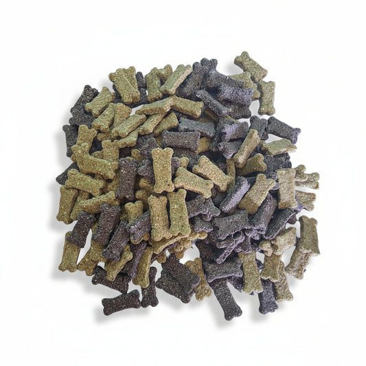 Peanut Butter & Blueberry Crunchy Dog Treats | Beyondwhiskers