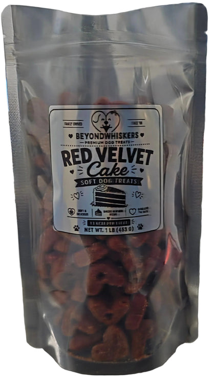 Red Velvet Cake Soft Dog Treats | Wholesale Bulk Dog Treats | Made in USA