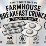 Farmhouse Breakfast Bacon & egg soft Dog Treats | Made in USA 3