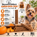 Bulk Dental Chews for Small Dogs | 4-Inch Pumpkin | USA Made 4