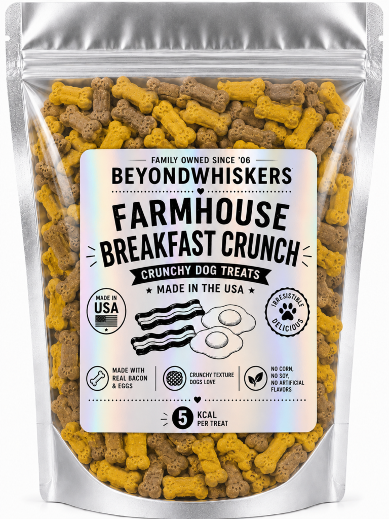 Farmhouse Breakfast Bacon & egg soft Dog Treats | Made in USA