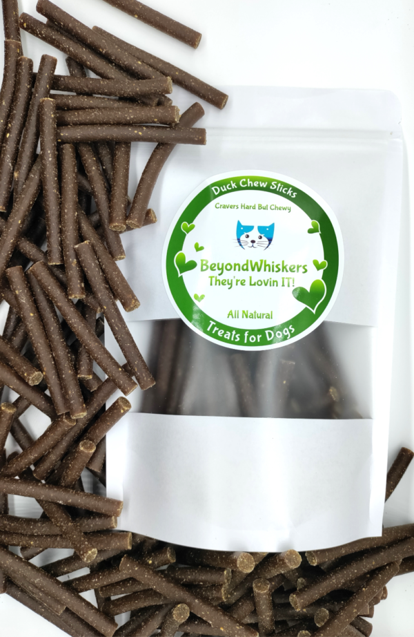 Grain-Free Duck Chewy Sticks for Dogs – Soft BeyondWhiskers Grain Free Duck Chewy Sticks Soft Dog Treats