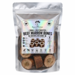 Dehydrated Beef Marrow Bones for Dogs | Small 2–3 Inch Chews 5