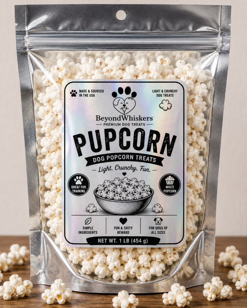 Dog Popcorn Treats (Pupcorn) – Light & Crunchy Dog Snack